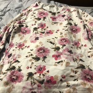 long sleeve flower shirt